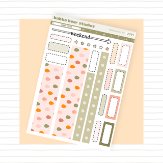 HOBONICHI COUSIN - Hoppy Easter Page II - Washi & Boxes Bubba Bear Studios HOBONICHI COUSIN - Hoppy Easter Stationery