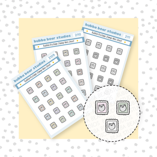 Bubba Postage Stamp Mini Sheet Buy All (Set of 3) Bubba Bear Studios Bubba Postage Stamp Stickers