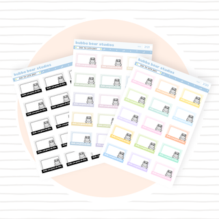 Dude You Gotta Boxes Mini Buy All (Set of 3) Bubba Bear Studios Dude You Gotta Boxes Stickers