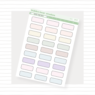 Dashed Third Boxes Mini Muted Bubba Bear Studios Dashed Third Boxes