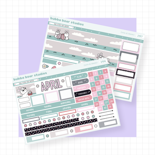 2023 - Hobonichi Cousin Monthly April Bubba Bear Studios 2023 - Hobonichi Cousin Monthly