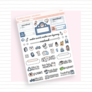 VERTICAL - Seaside Sunrise VERTICAL Page 3 - Icons Bubba Bear Studios VERTICAL - Seaside Sunrise Stickers