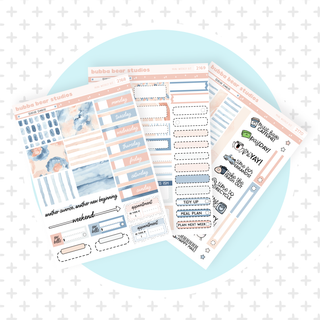 MINI - Seaside Sunrise Full Mini Kit Bubba Bear Studios MINI - Seaside Sunrise Stickers