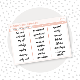 Seaside Sunrise Script Add-On Bubba Bear Studios Seaside Sunrise Script Add-On Stickers