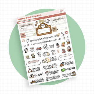 VERTICAL - Spread Your Wings VERTICAL Page 3 - Icons Bubba Bear Studios VERTICAL - Spread Your Wings Stickers