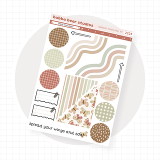 Hobonichi Cousin DAILY - Spread Your Wings Page 4 - Extras Bubba Bear Studios Hobonichi Cousin DAILY - Spread Your Wings Stickers