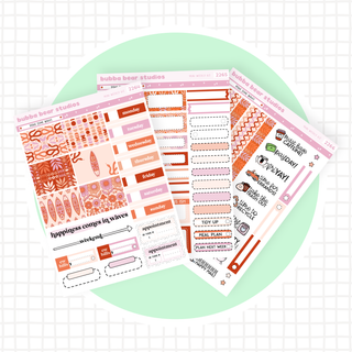 MINI - Make Some Waves Full Mini Kit Bubba Bear Studios MINI - Make Some Waves Stickers