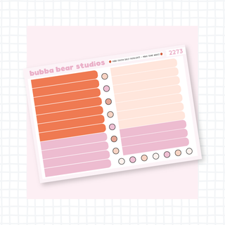 Hobonichi Cousin DAILY - Make Some Waves Bubba Bear Studios Hobonichi Cousin DAILY - Make Some Waves Stickers