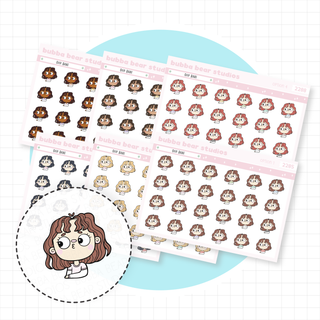 Oop Babe Bubba Bear Studios Oop Babe Stickers