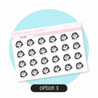 Oop Babe Option 3 Bubba Bear Studios Oop Babe Stickers