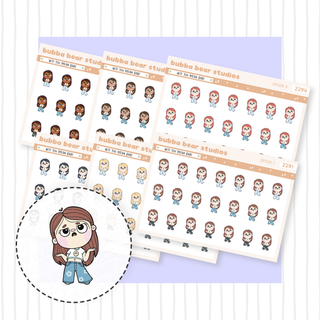 WTF You Mean Babe Bubba Bear Studios WTF You Mean Babe Stickers