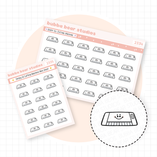 Derpy Sil Cutting Machine Buy Both Sizes (Set of 2) Bubba Bear Studios Derpy Sil Cutting Machine Stickers