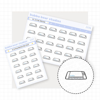 Sil Cutting Machine Buy Both Sizes (Set of 2) Bubba Bear Studios Sil Cutting Machine Stickers