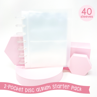 2-Pocket Sticker Storage Disc Album Starter Pack 40 Sleeves Bubba Bear Studios 2-Pocket Sticker Storage Disc Album Starter Pack photo album