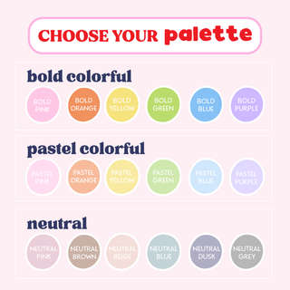 CUSTOM Task Checkboxes - Choose Your Palette Bubba Bear Studios CUSTOM Task Checkboxes - Choose Your Palette
