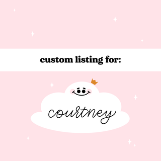 Custom Listing for Courtney Bubba Bear Studios Custom Listing for Courtney