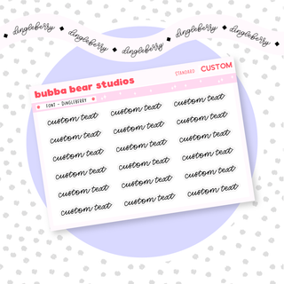 *CUSTOM* Text Dingleberry Bubba Bear Studios *CUSTOM* Text Stationery